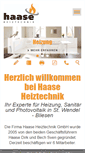 Mobile Screenshot of haase-heiztechnik.de